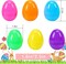 500 Pcs Easter Eggs,2.35" Assorted Bright Colors Plastic Easter Eggs for Easter Hunt,Easter Themed,Decorations,Basket Stuffers Fillers